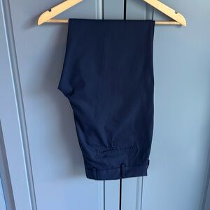 Peter Millar Flat Front Navy Slacks